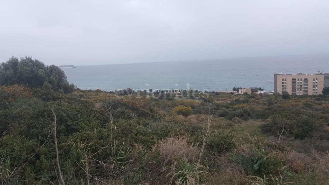 Land with amazing sea view in Amathounta area