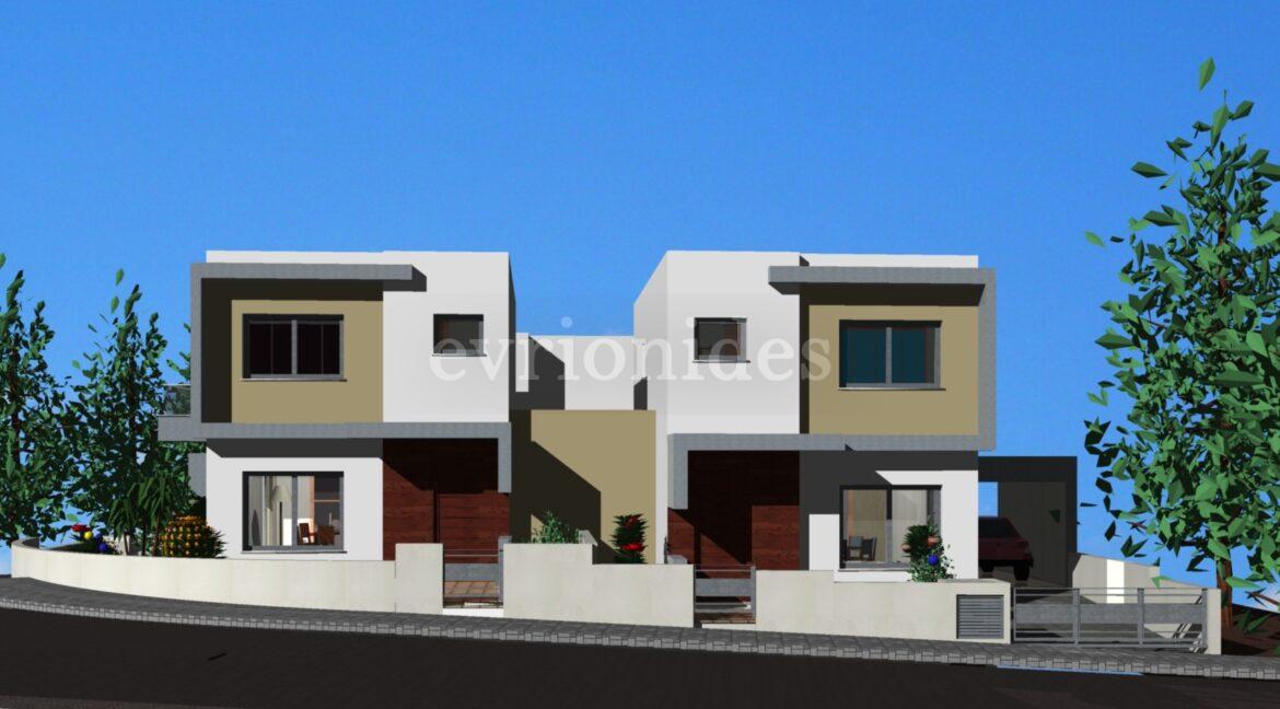 Evgenios Vrionides Real Estate Ltd 3 Bedroom House Under Construction In Palodia 10