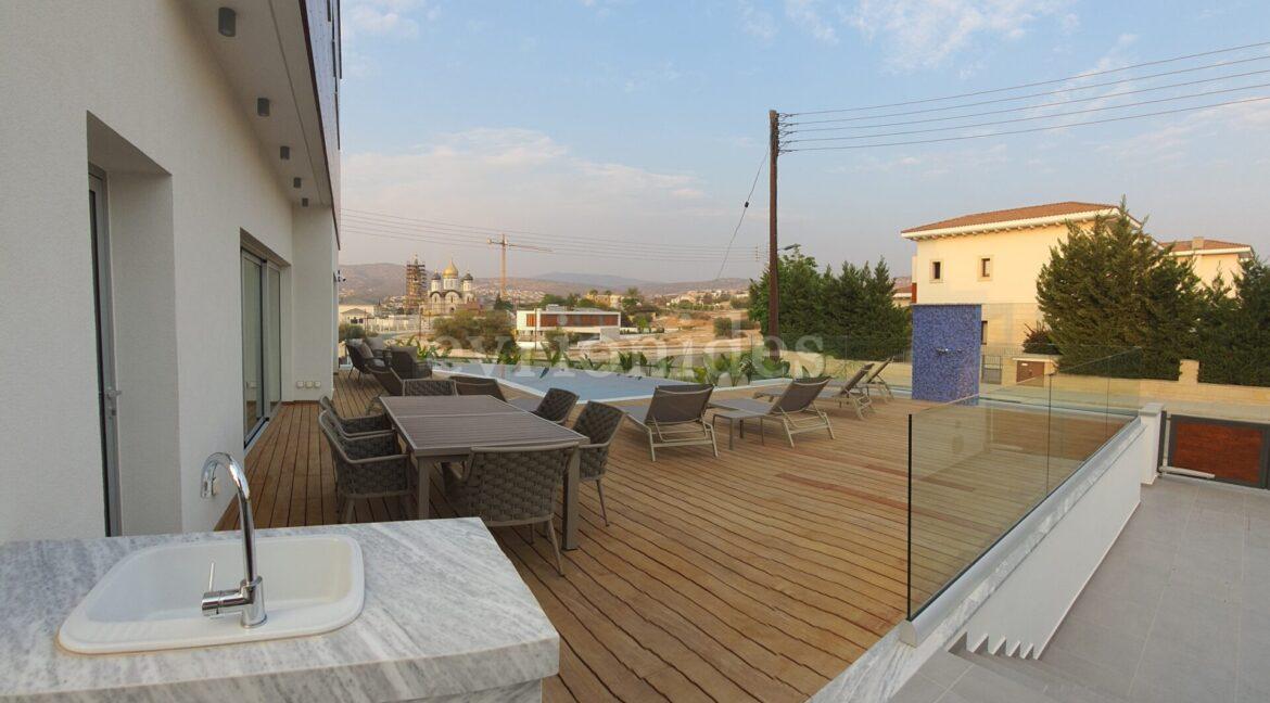 Evgenios Vrionides Real Estate Ltd 3 Bedroom Modern Villa Kalogiroi Hills In Limassol 25
